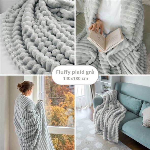Fluffy plaid 140x180cm