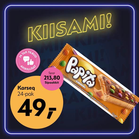 Papita karamel bar
