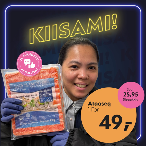 Surimi maki sticks free range